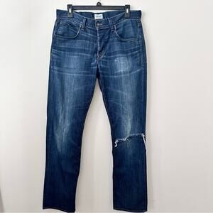 Hudson Jeans Men's Indigo Straight-Leg Denim Size 33 x 32
